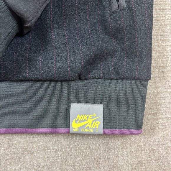 Nike Blue Ribbon Sports Pinstriped Gray Full Zip Jacket Men's Size XL EUC - Picture 7 of 9